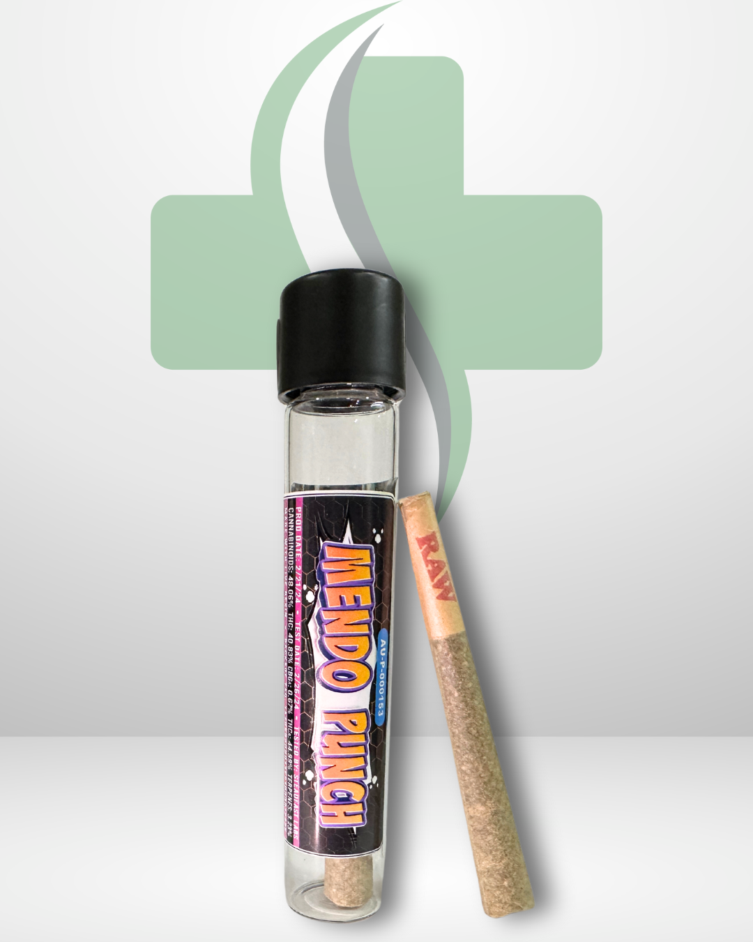 Photograph of product: Light'N Up Sluggers | Mendo Punch | Live Resin Infused Preroll