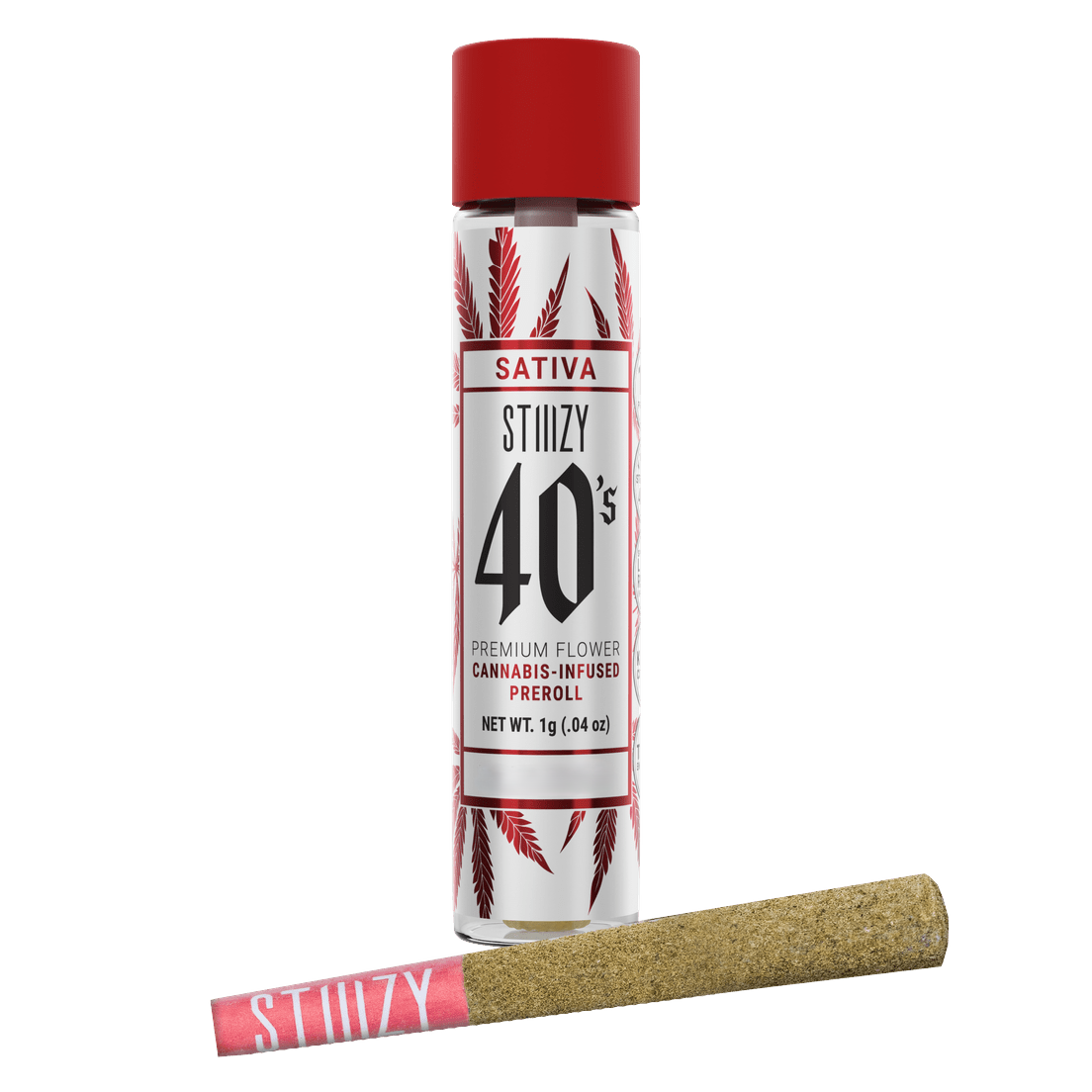 Photograph of product: 40's Infused Sour Diesel Pre-Roll 1g