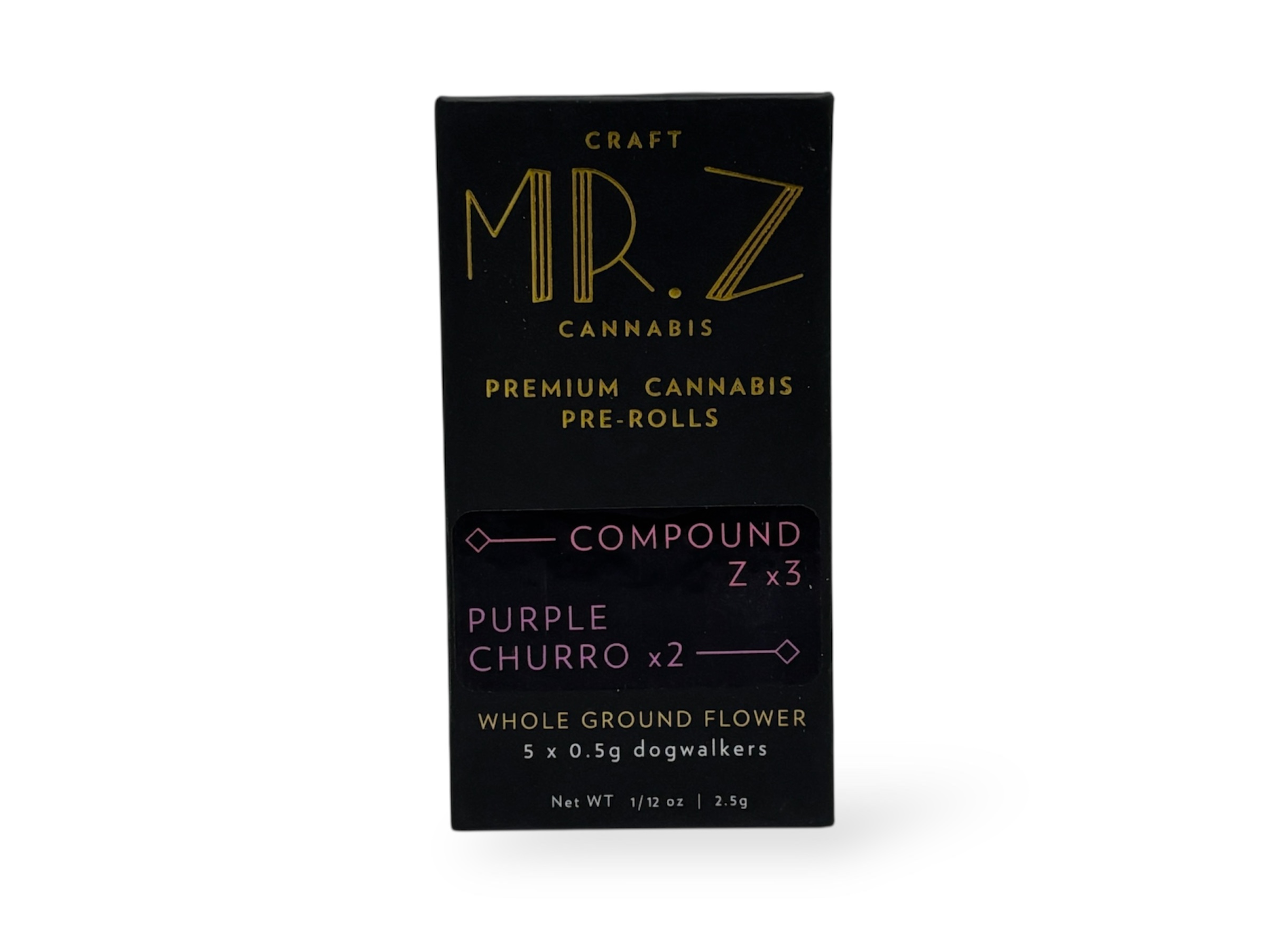 Photograph of product: Purple Churro / Coumpound Z Dogwalker 5 Pack