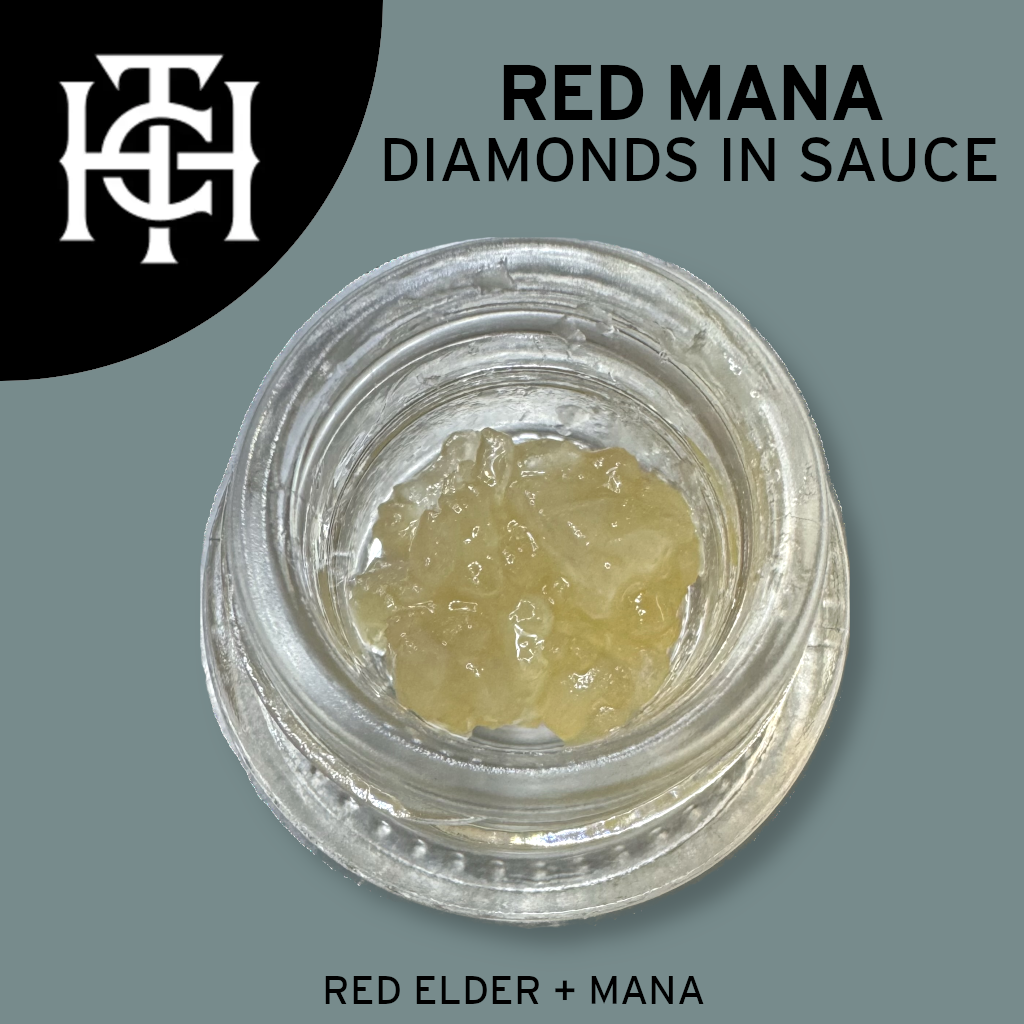 Photograph of product: Red Mana 1g Diamonds in Sauce