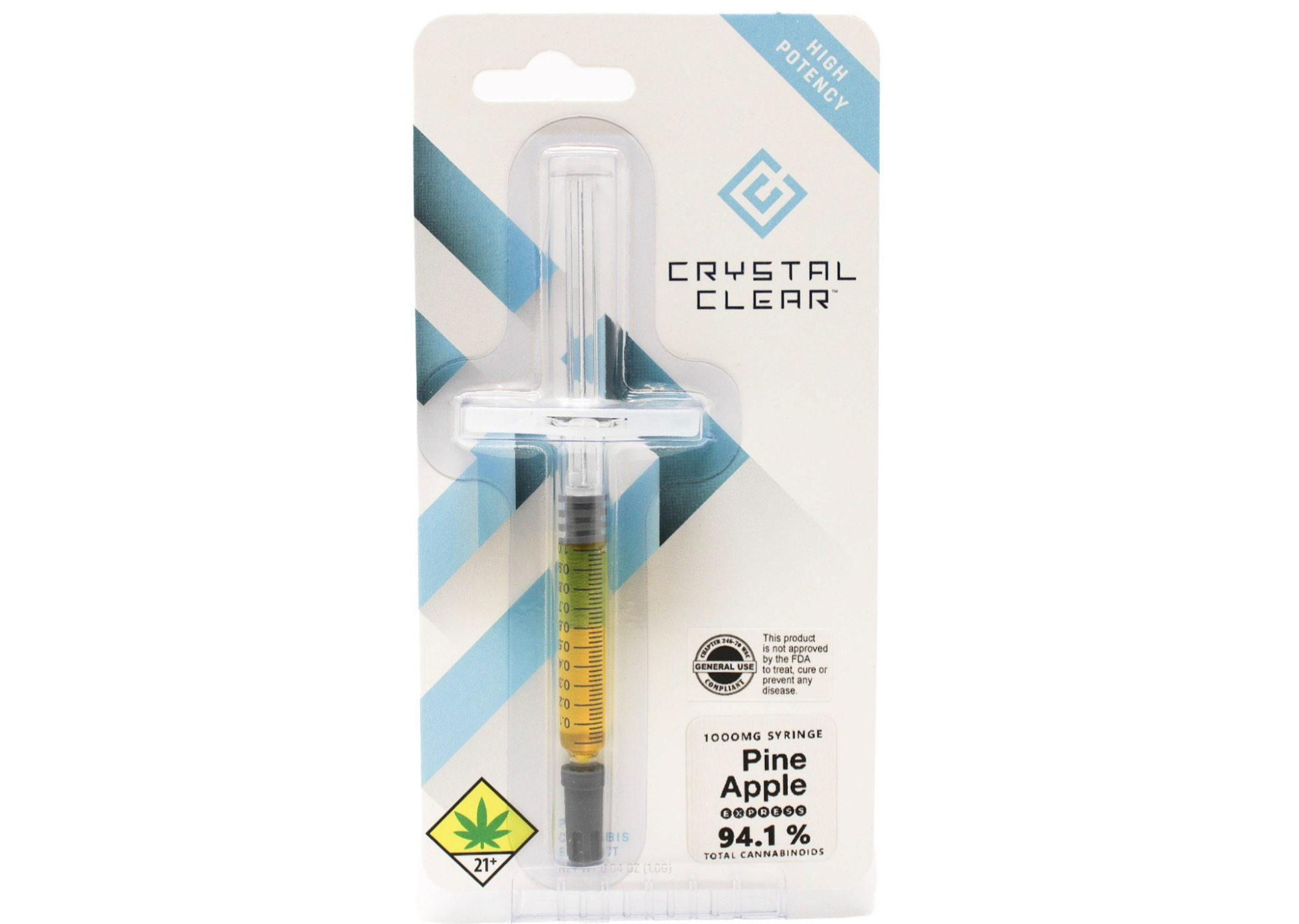 Photograph of product: NWCS Pineapple Express Distillate Syringe 44863