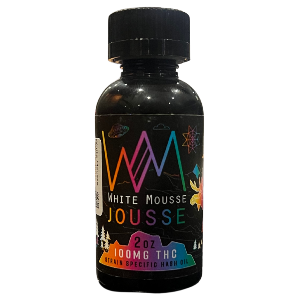Photograph of product: White Mousse | Mousse Jousse | Strawberry Banana | 100mg