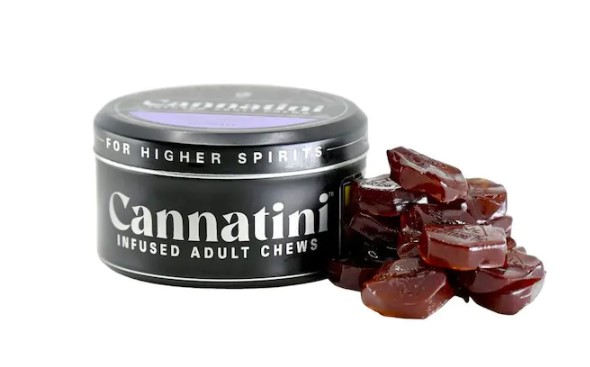 Photograph of product: Cannatini 2:1 Lavender Limoncello Night Cap RSO  Gummies 100mg 20pk (TH-oui:CBN)