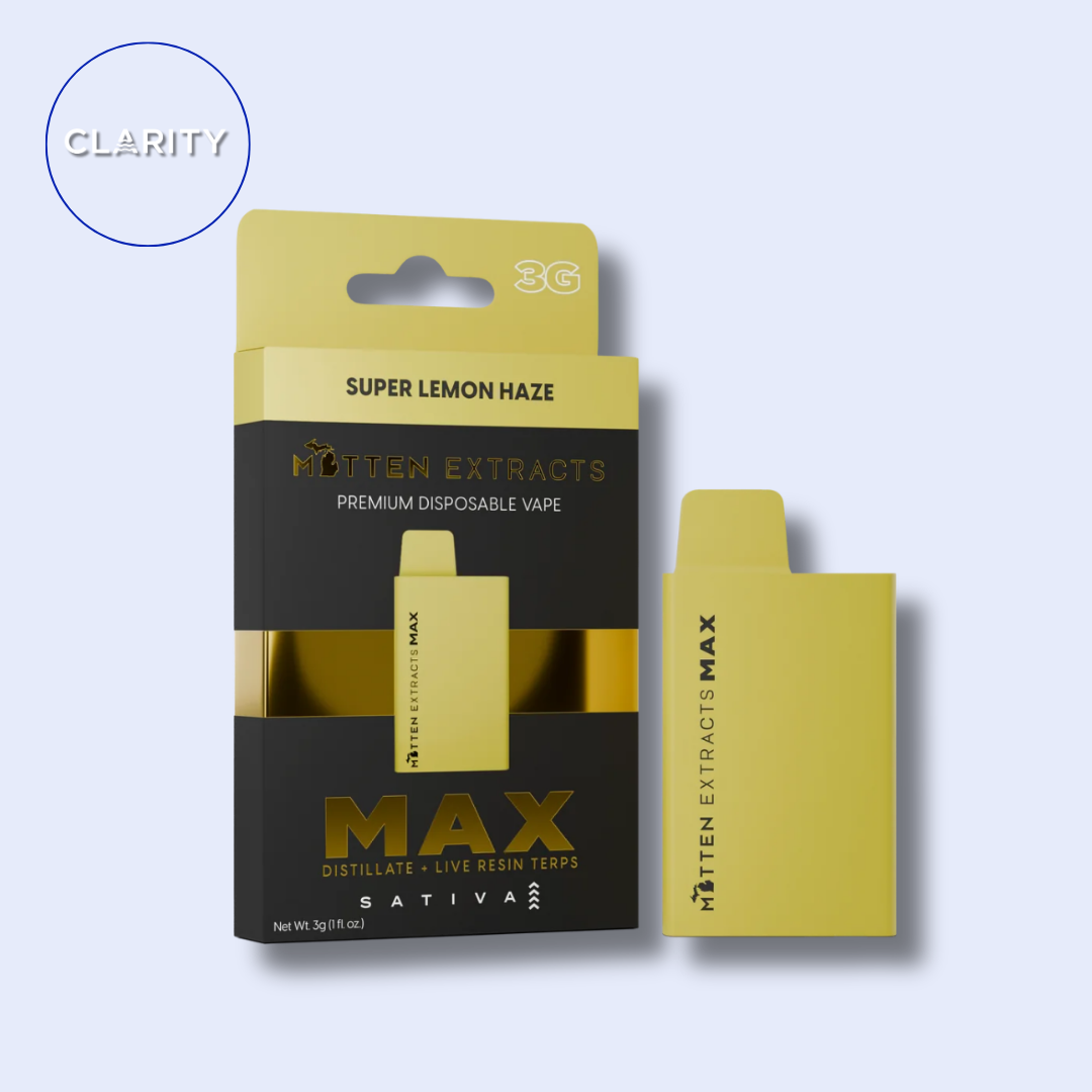 Photograph of product: Mitten Extracts MAX Disposable | Super Lemon Haze