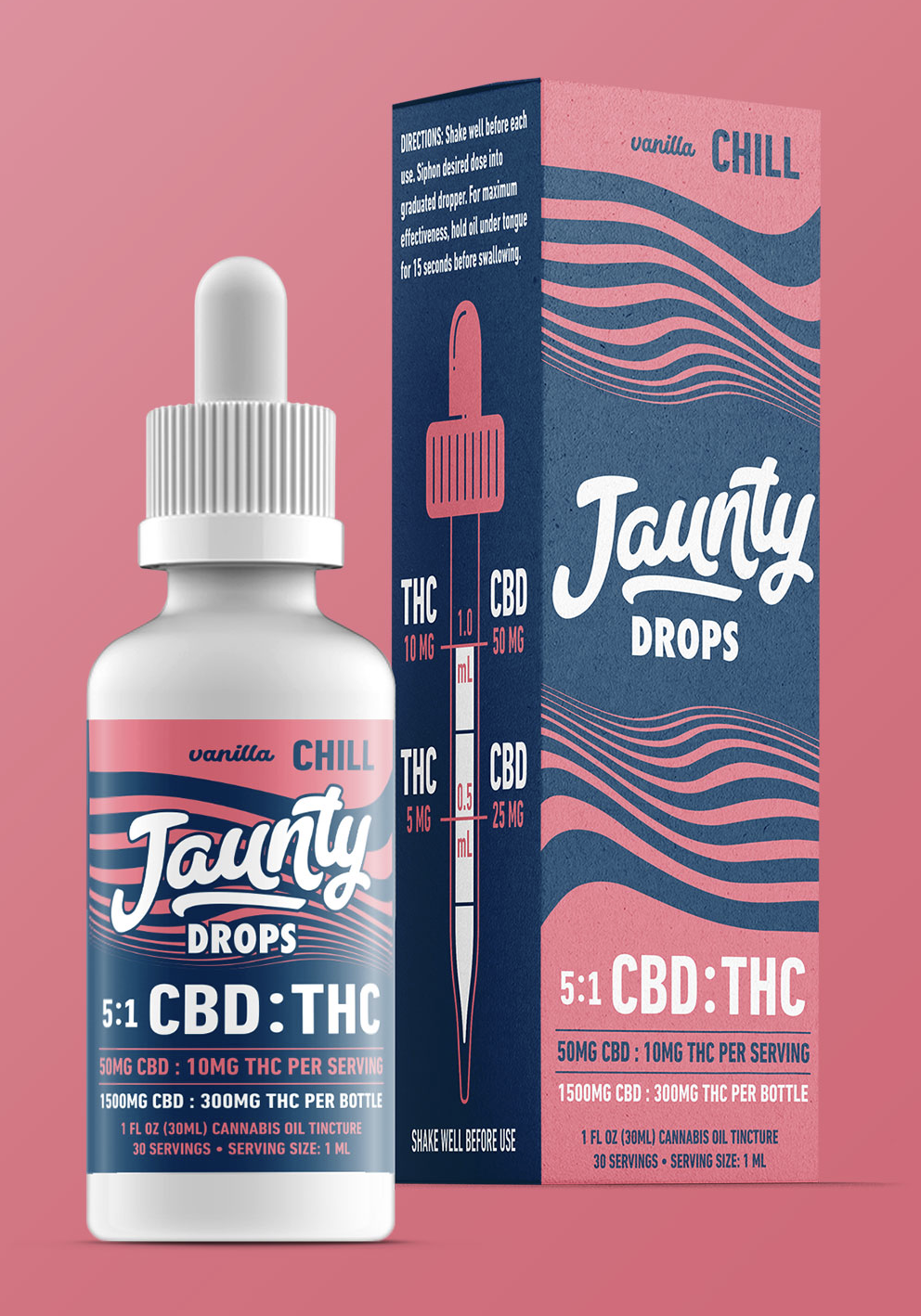 Photograph of product: CHILL - Vanilla - 5:1 1500mg CBD 300mg TH-oui