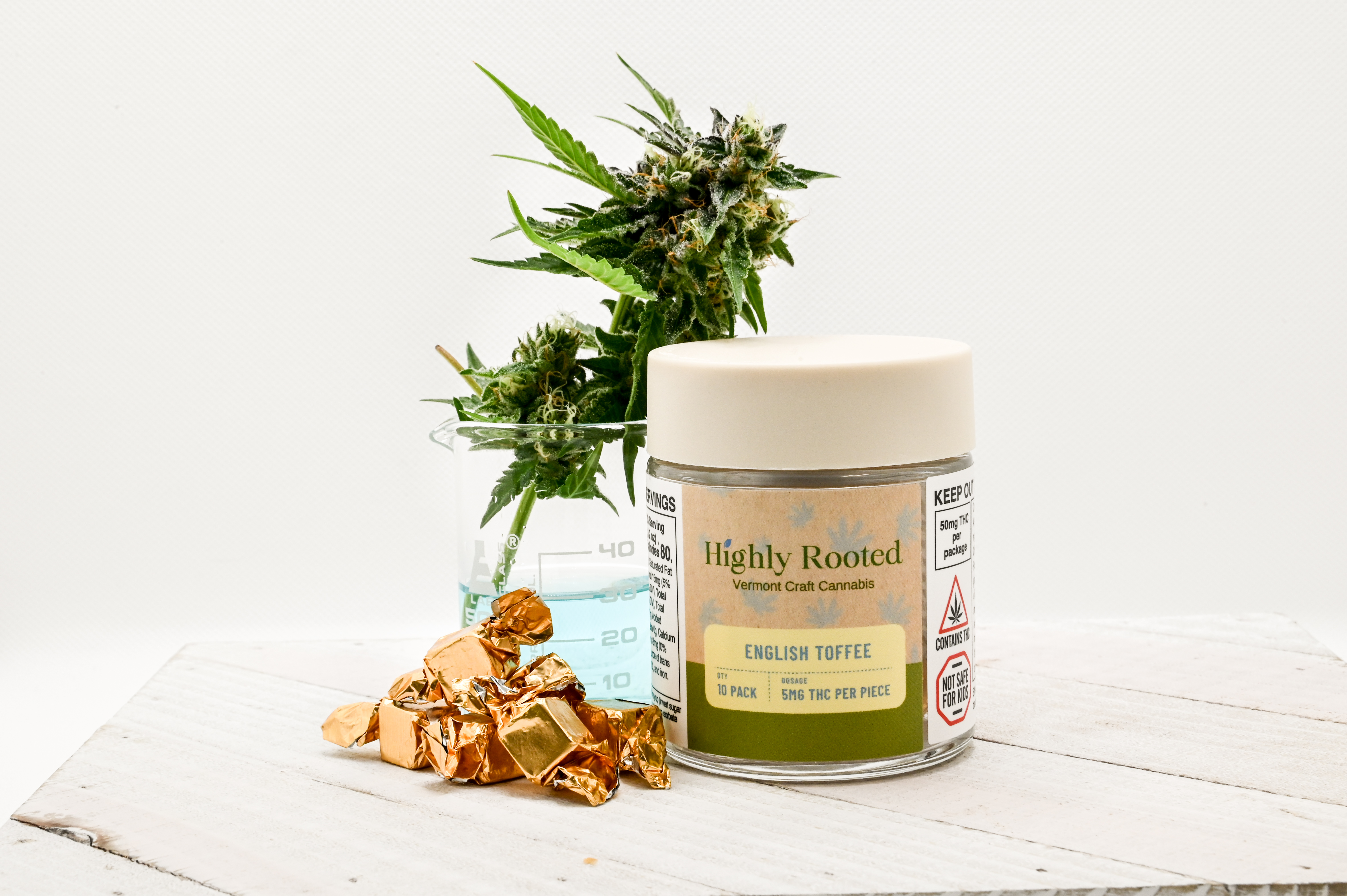 Photograph of product: Highly Rooted - 5mg English Toffee - Toffee