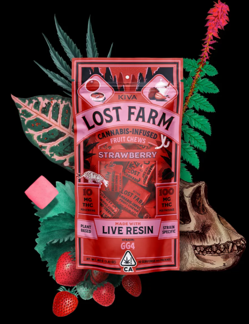 Photograph of product: Lost Farm  | Strawberry [Live Resin] | 10pk/100mg
