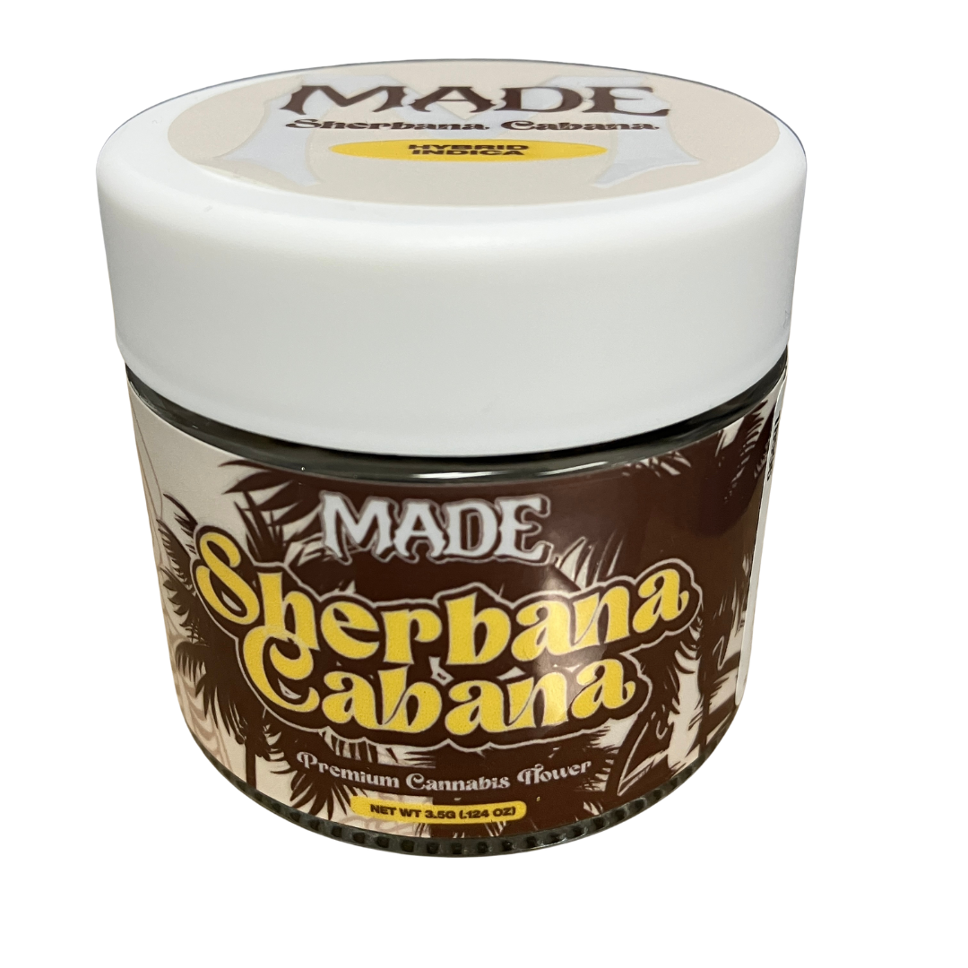 Photograph of product: Sherbana Cabana (I/H) - 3.5g