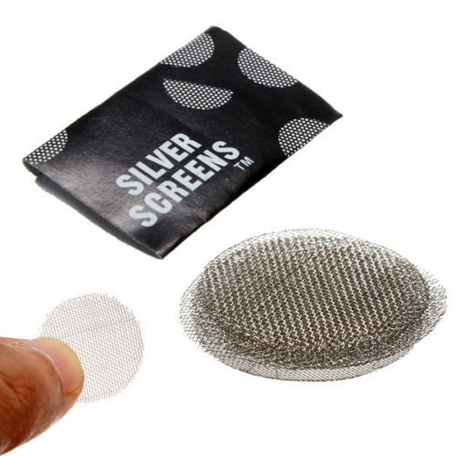 Photograph of product: LuvBuds: Accessories | Metal Pipe Screen | Stainless Steel | 5ct