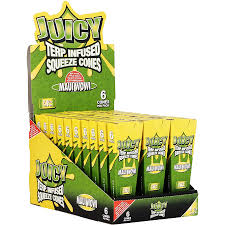 Photograph of product: Juicy Terp Infused Squeeze Cones 1 1/4 6pk (Maui Wowi)
