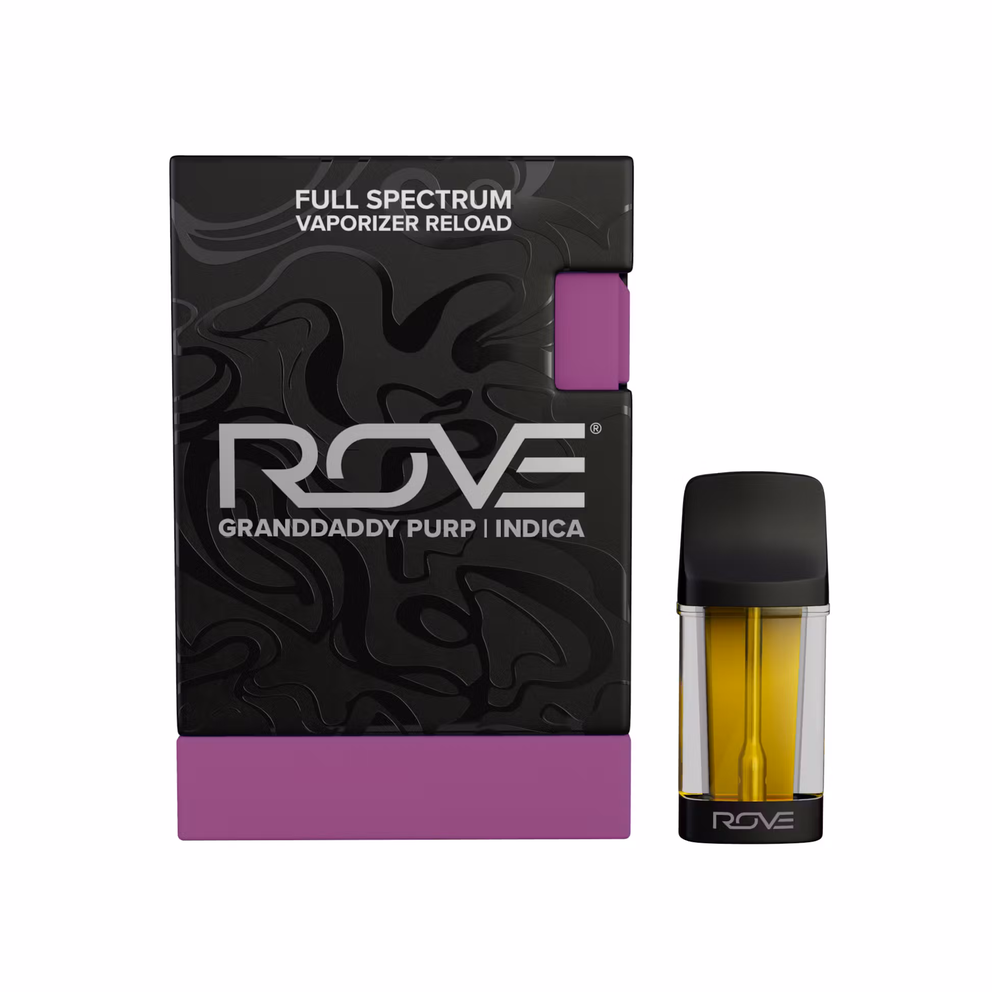 Photograph of product: Rove - Live Resin Diamond Vape POD RELOAD - GrandDaddy Purp