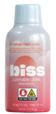 Photograph of product: Biss | Strawberry Beverage Mixer | 25mg
