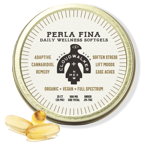 Photograph of product: Perla Fina Softgels (25ct, 20mg CBD)