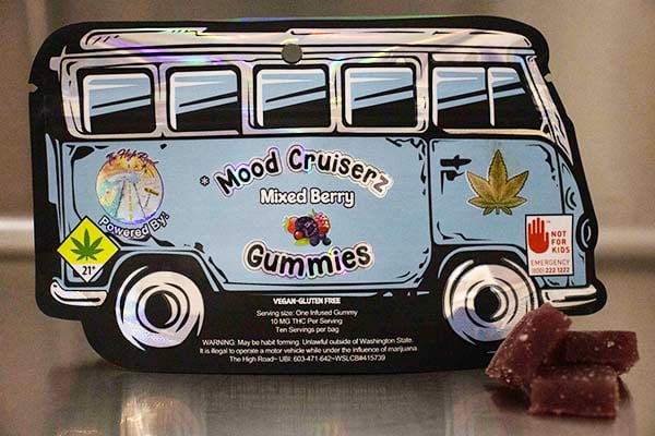 Photograph of product: Mixed Berry [DOH] Rosin Gummies - by Mood Cruiserz
