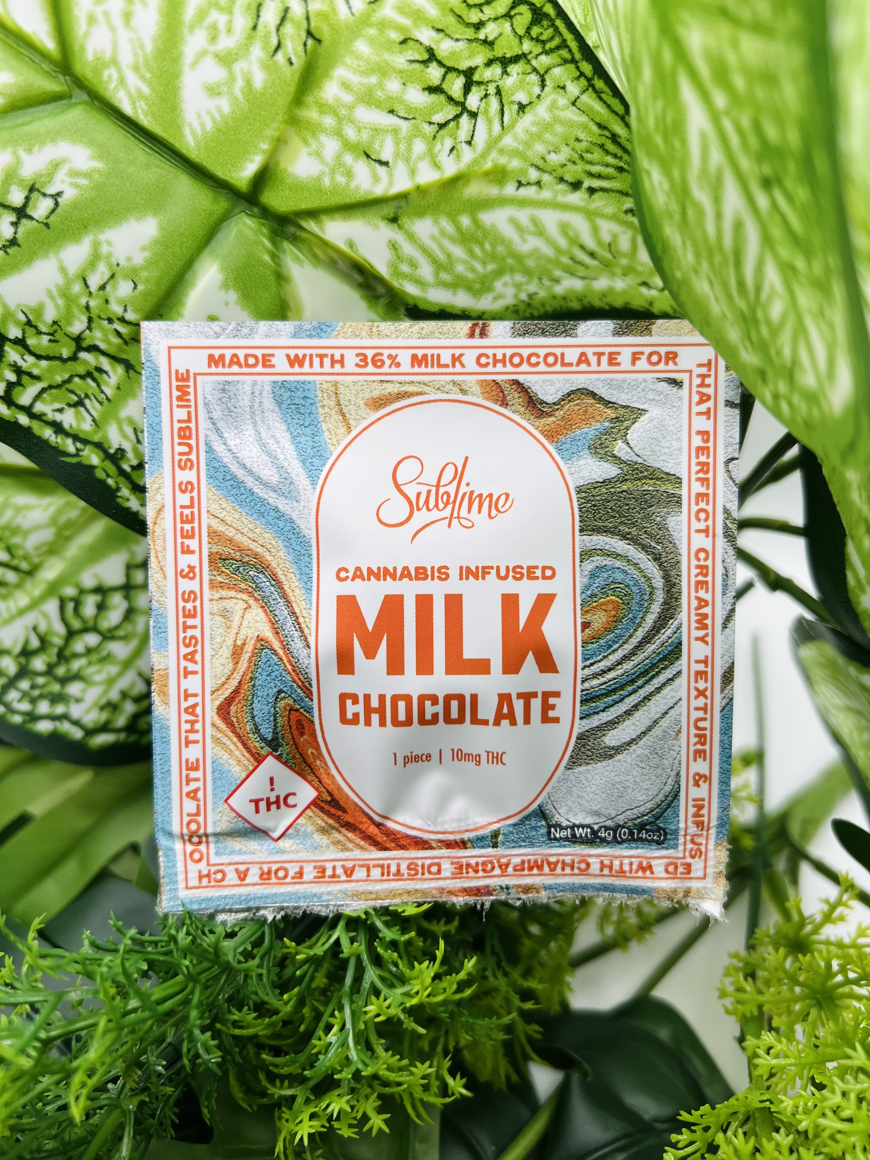 Photograph of product: Sublime - Milk - 10mg Chocolate
