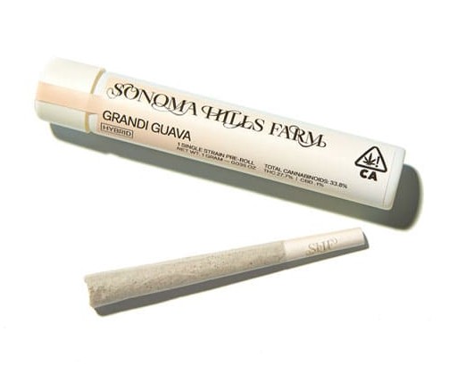 Photograph of product: SONOMA HILL FARMS GRANDI GUAVA PREROLL HYBRID 1G
