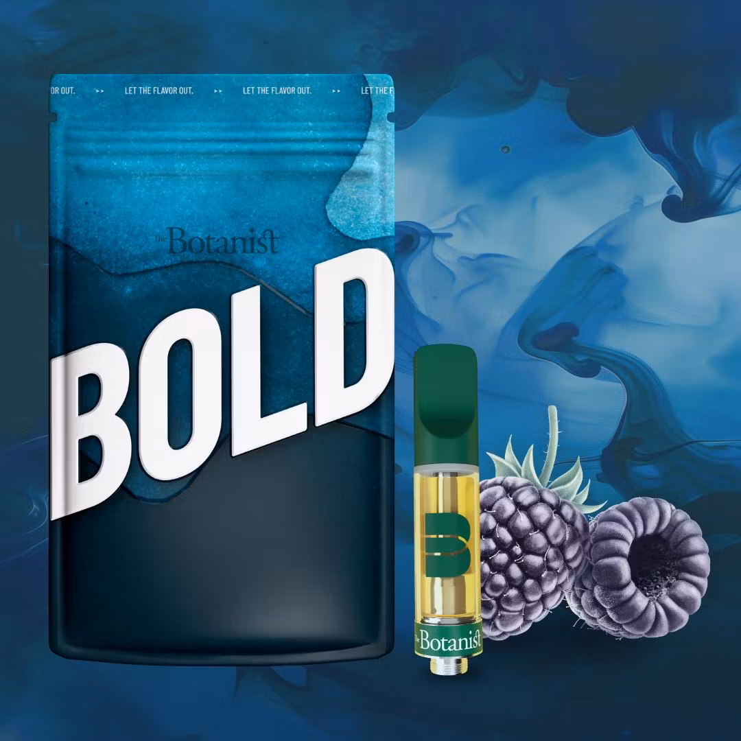 Photograph of product: Cartridge - The Botanist - BOLD Blue Razzberry (I) - 1g
