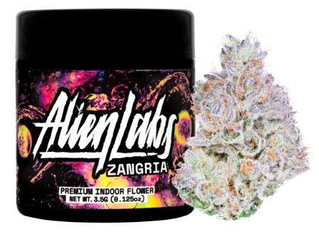 Photograph of product: Alien Labs | Zangria | 3.5g
