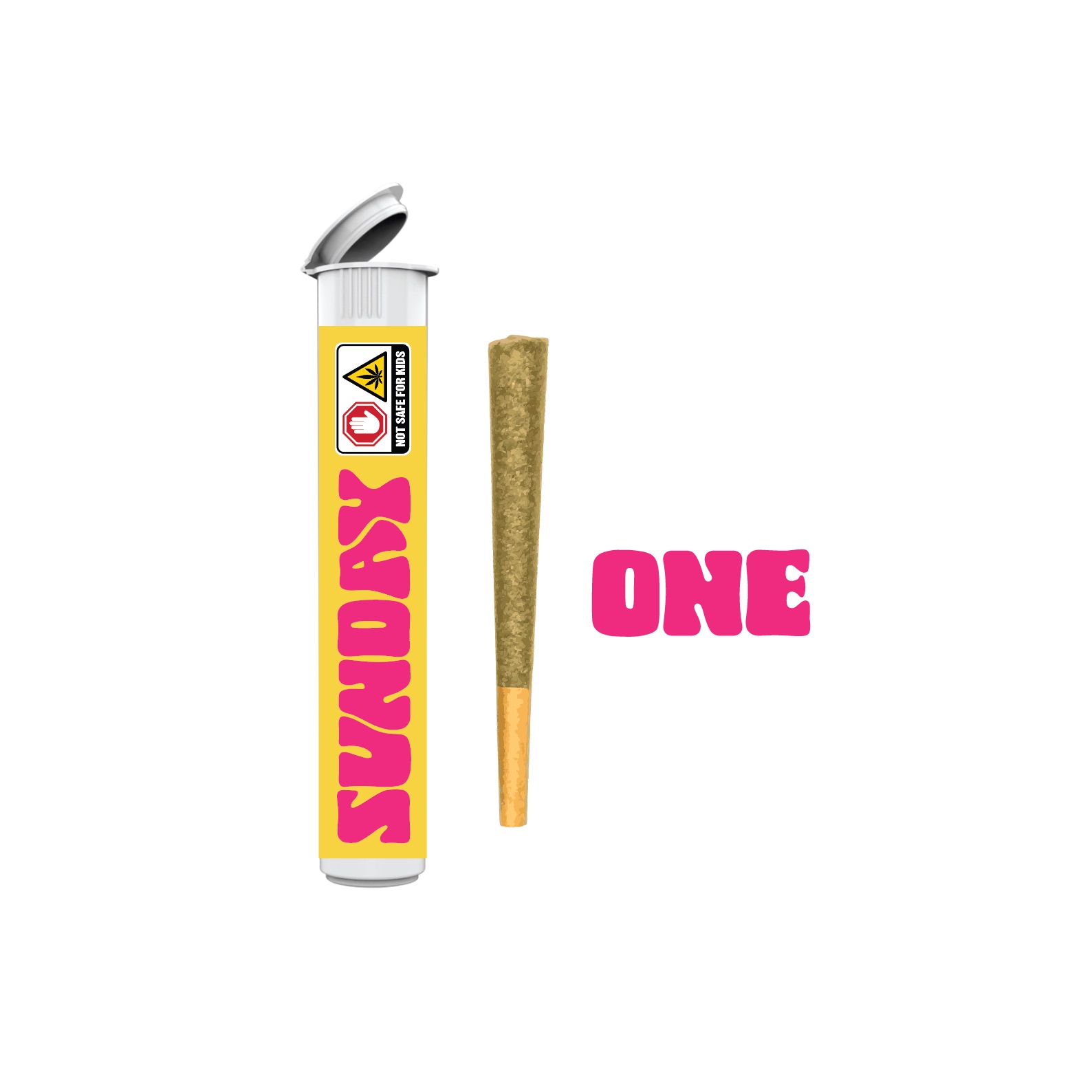 Photograph of product: Sunday Orange Malt Preroll 1g ea