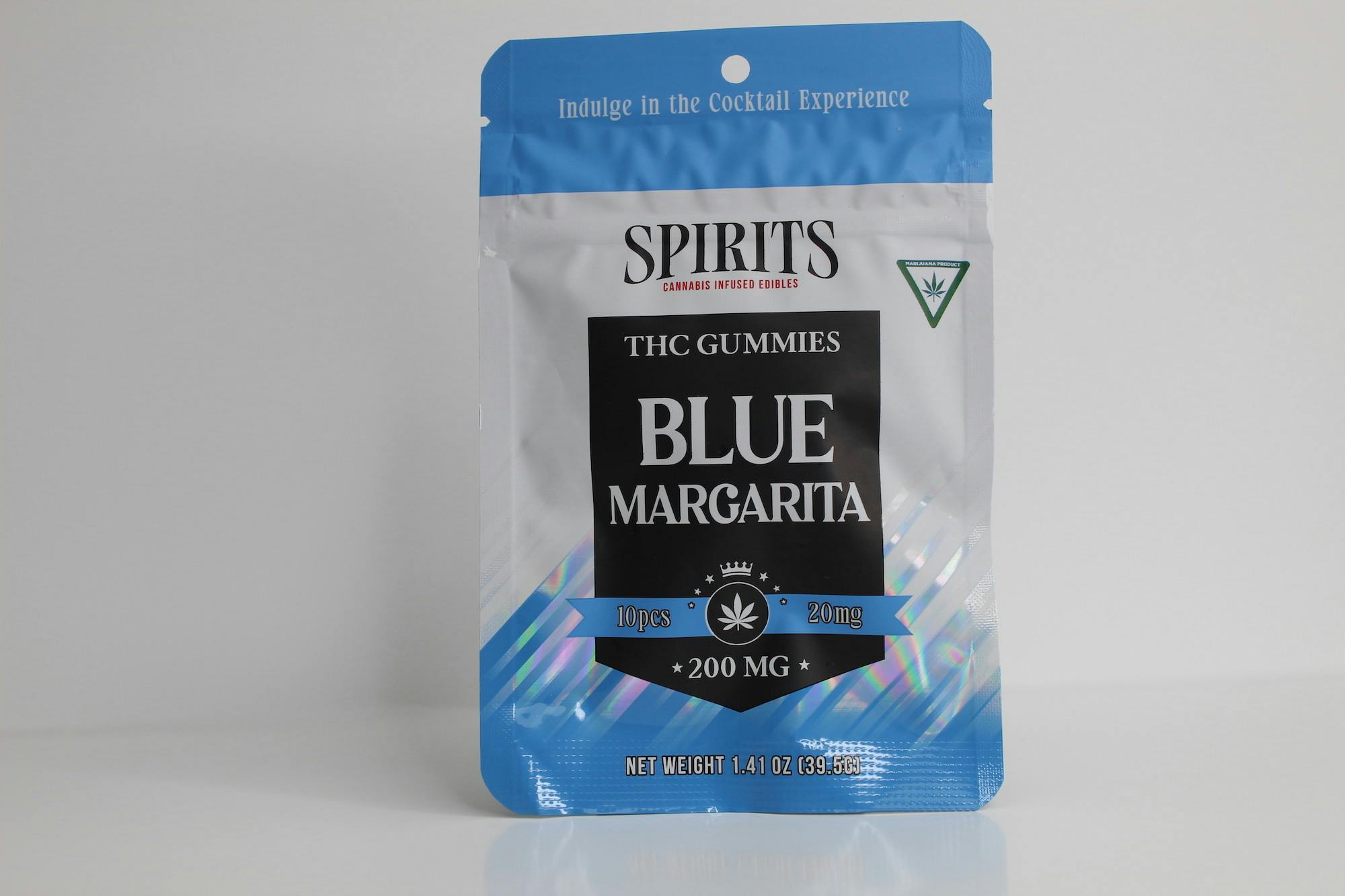 Photograph of product: Alpha Buddz | Spirits - Blue Margarita | 200 mg