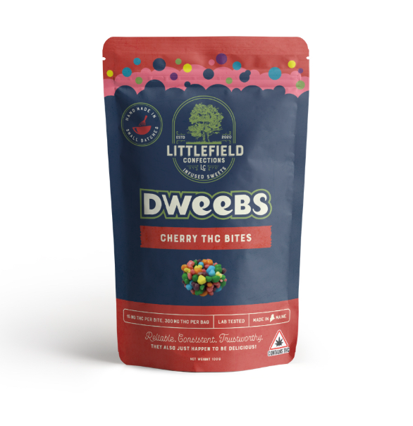 Photograph of product: Cherry Dweebz (Nerd Clusters) 300mg