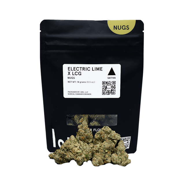 Photograph of product: Electric Lime x LCG | Indoor Nugs | 14g