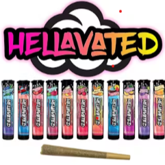 Photograph of product: Hellavated - Peach Cobbler Botanical Infused Preroll 0.5g