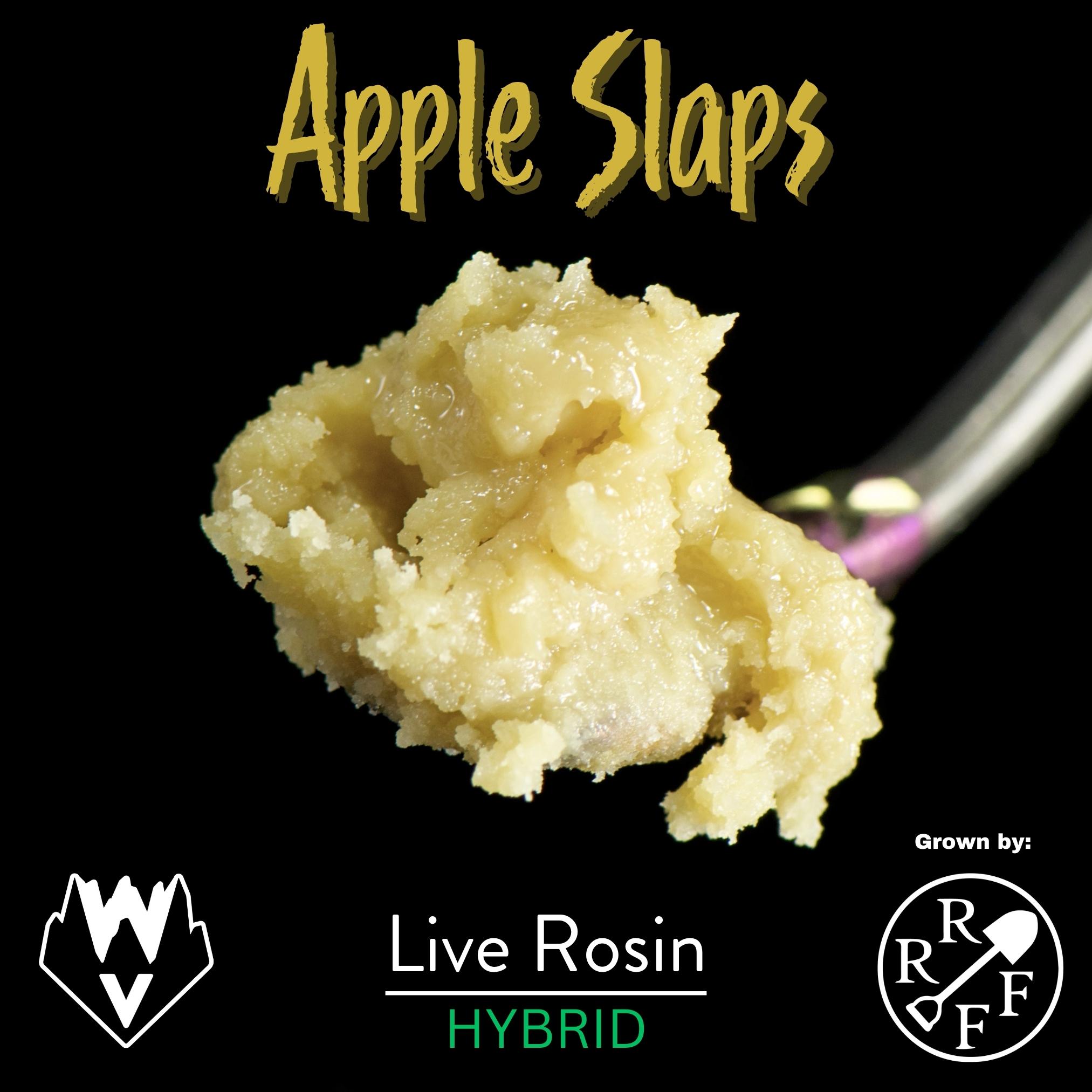 Photograph of product: rosin WVA  Apple Slapz Live Rosin 1G