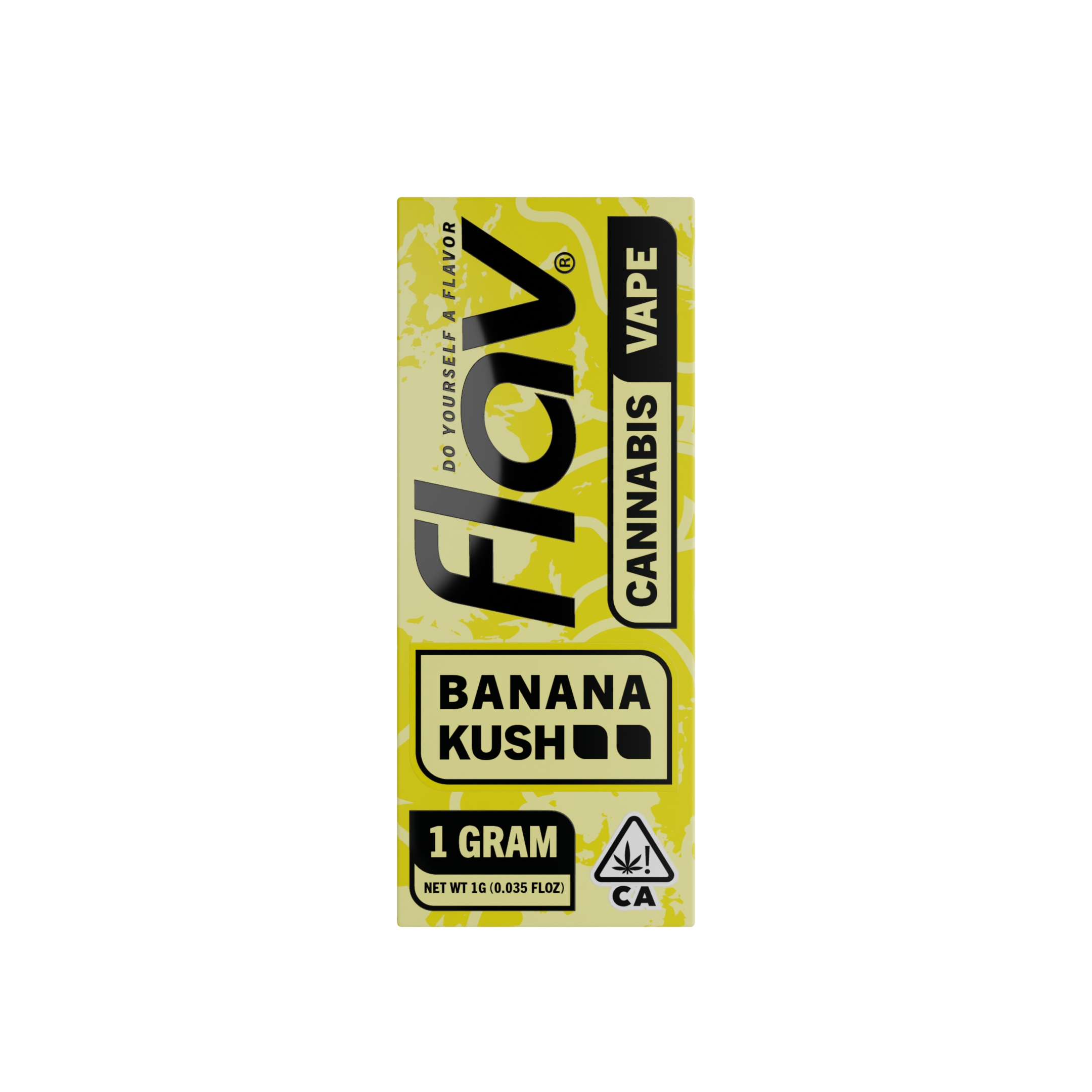 Photograph of product: Flav - Banana Kush (Oui'd) All-In-One Vape