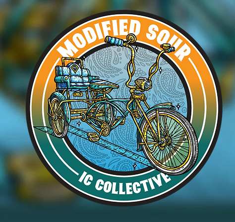 Photograph of product: IC COLLECTIVE MODIFIED SOUR LIVE ROSIN 1G
