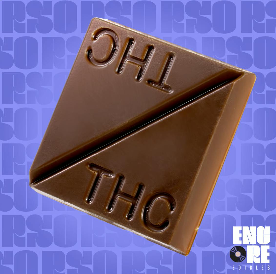Photograph of product: Encore RSO Dark Chocolate Oui'd - 100mg