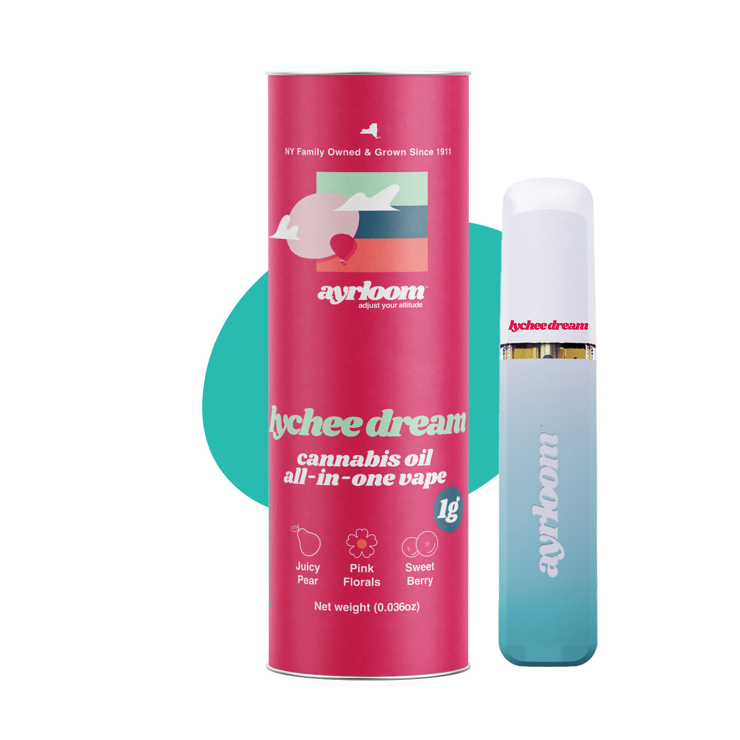 Photograph of Product: Ayrloom | Lychee Dream | AIO | 1g