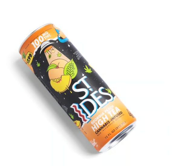 Photograph of product: ST IDES - GEORGIA PEACH - HIGH TEA - 100MG - 12OZ