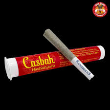 Photograph of product: CASBAH | INFUSED PRE-ROLL | WHITE BACIO x RAINBOW RUNTZ