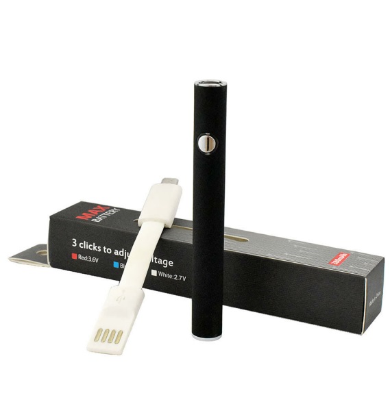 Photograph of product: MAX | 510 Black Rechargeable Vape Battery $15