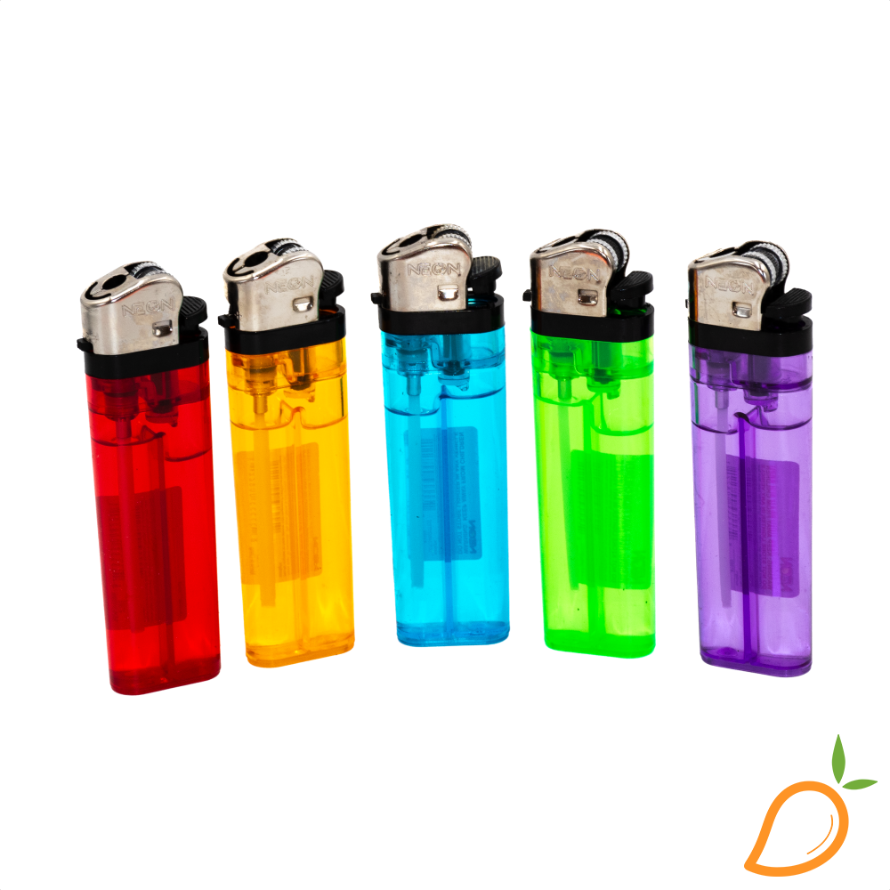 Photograph of product: Assorted Lighters Neon