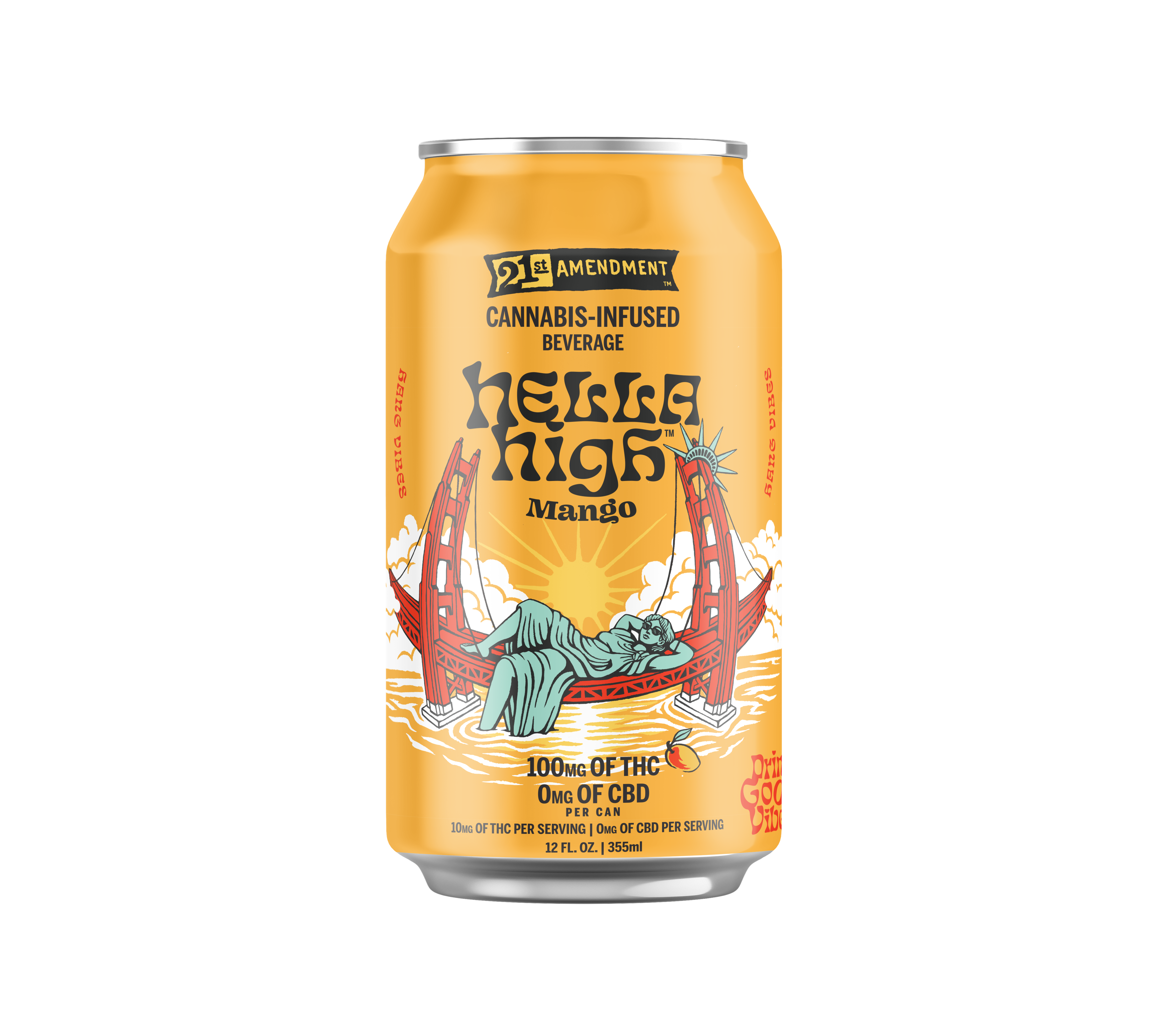 Photograph of Product: 21st Amendment Hella High Mango - 100mg