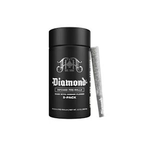Photograph of product: Heavy Hitters Infused 5pk Prerolls 2.5g Blue Samurai #17
