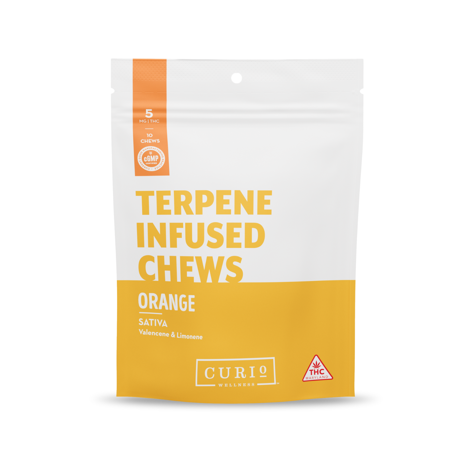 Photograph of product: Orange Terpene Infused Chews | 5mg