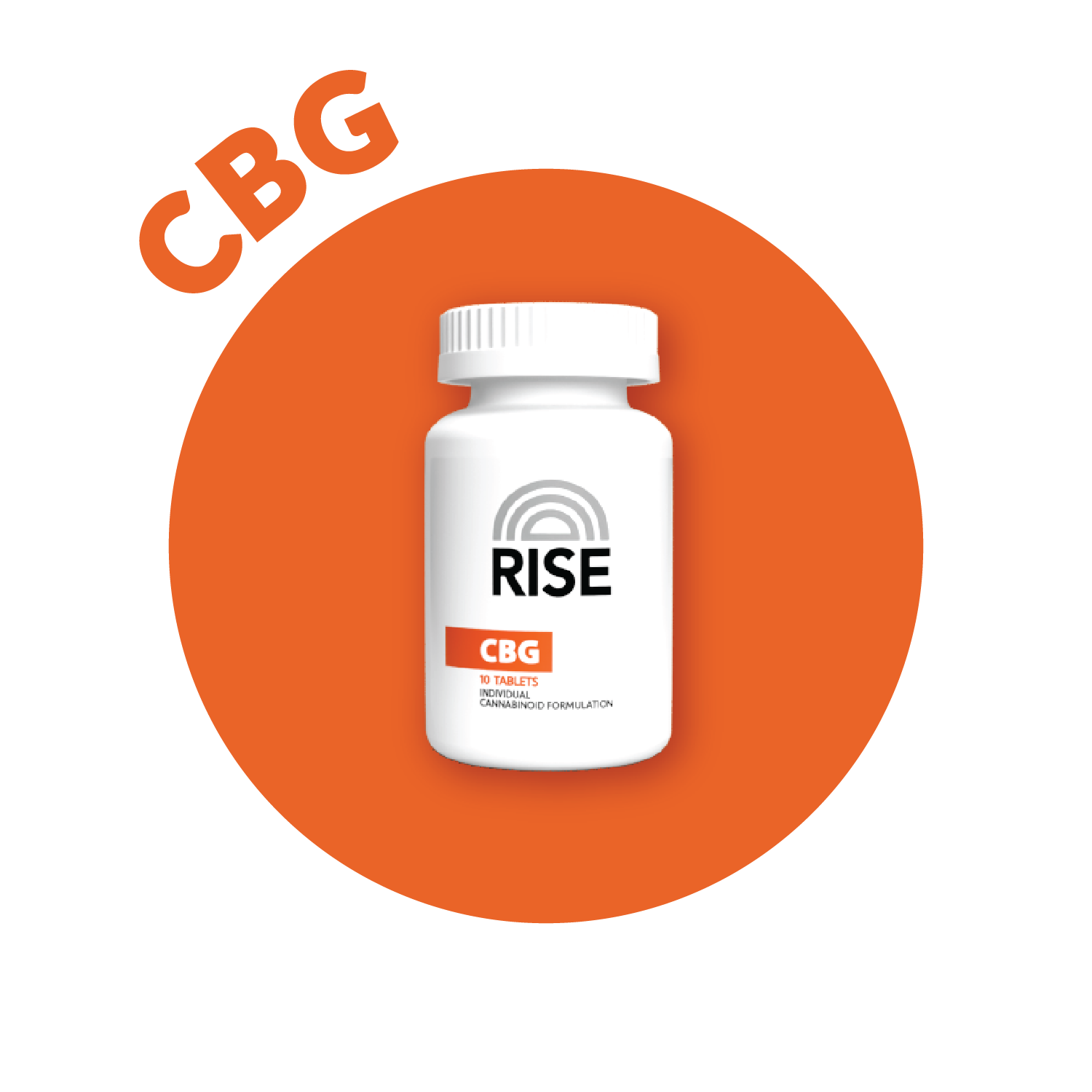 Photograph of product: Edible - Rise CBG Tablets - (20 x 10.32mg)