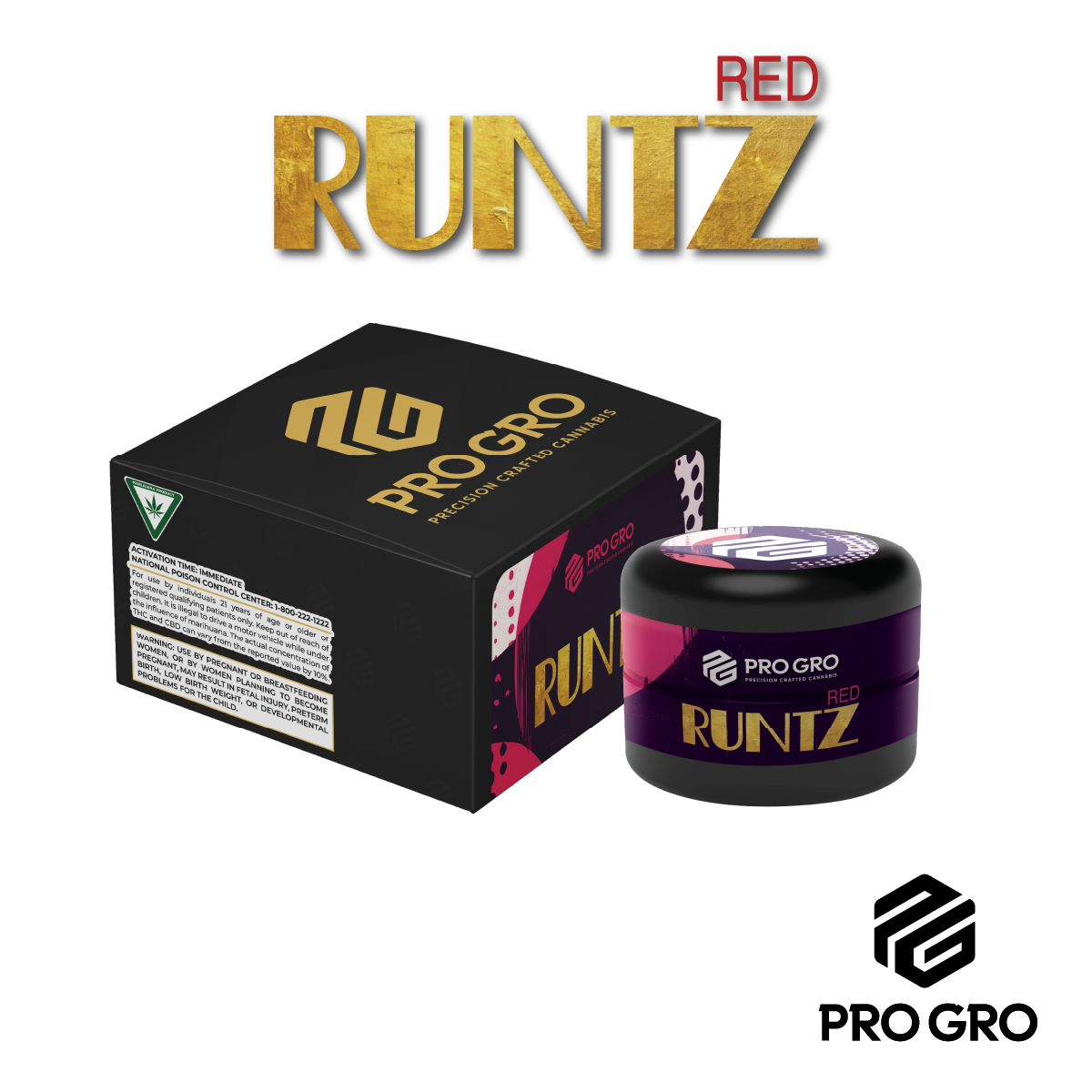 Photograph of product: ProGro Red Runtz Live Rosin | 1g