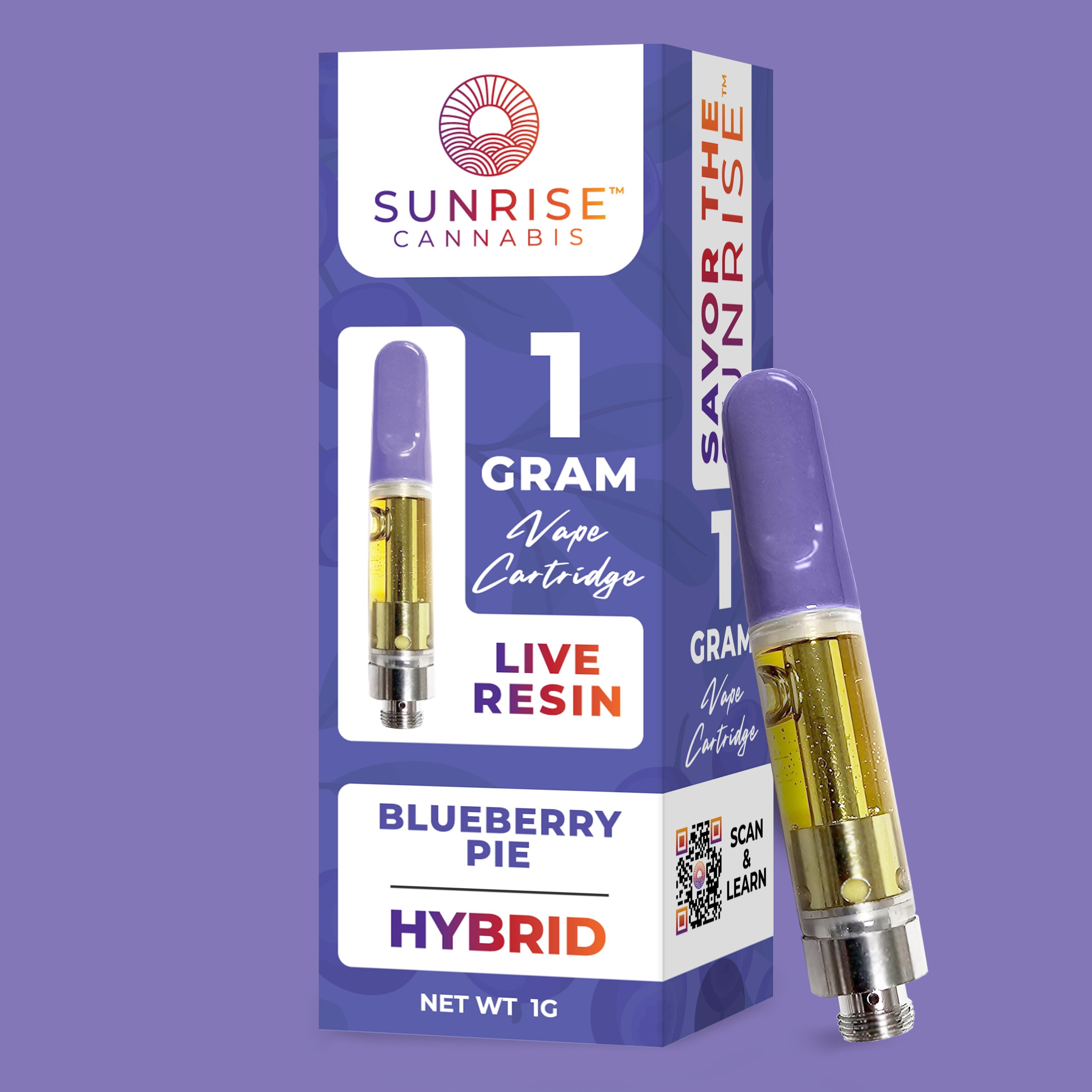 Photograph of product: Blueberry Pie (H) Live Resin Cart 1g
