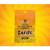 Photograph of product: Amnesia - 200mg Zerds au chocolat Rosin Gummies - Lemon Cheesecake