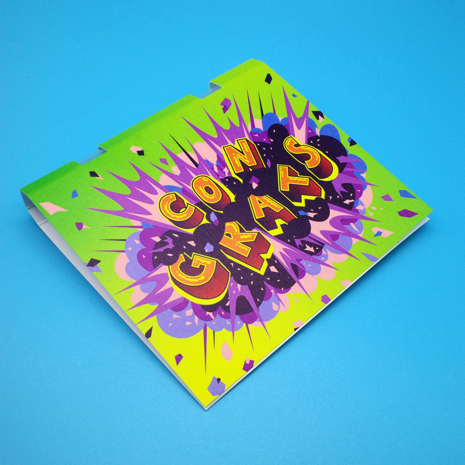 Photograph of product: Puff Cards | Congrats!