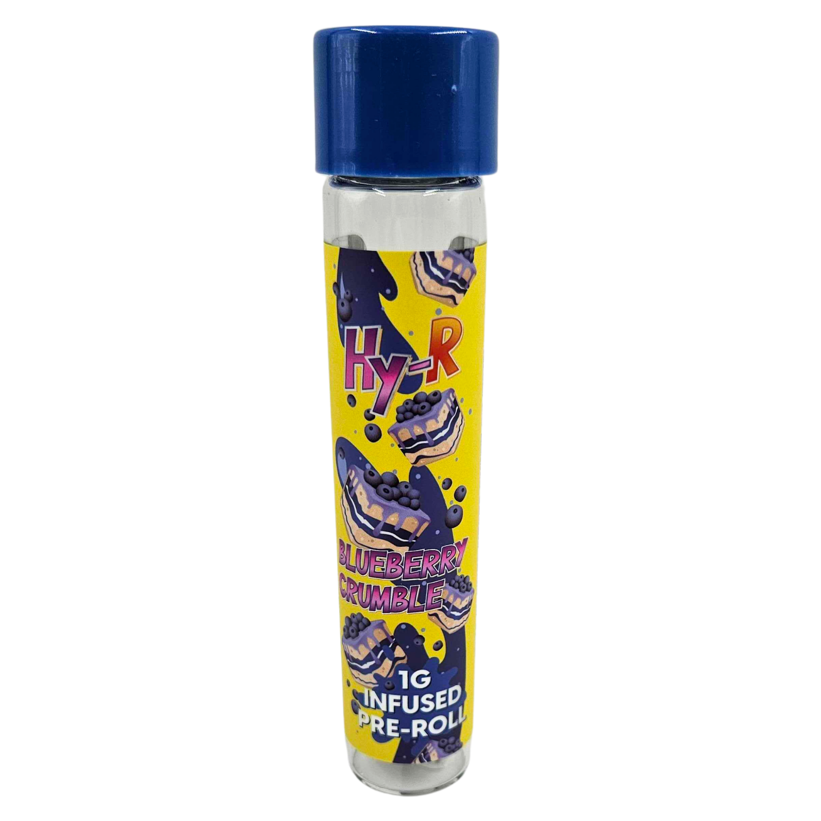 Photograph of product: HY-R | ICC | Infused Preroll | Blueberry Crumble