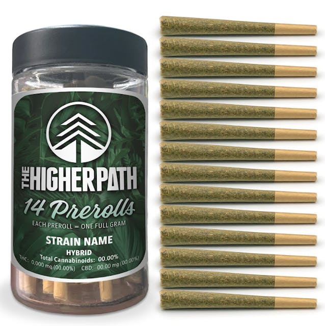 Photograph of product: 14G Pre-roll Blue Gelato 14PK - Blue  Gelato