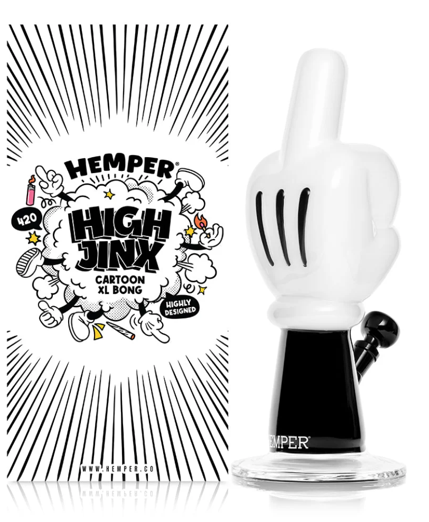 Photograph of product: Hemper | High Jinx Cartoon XL Bong | 11"