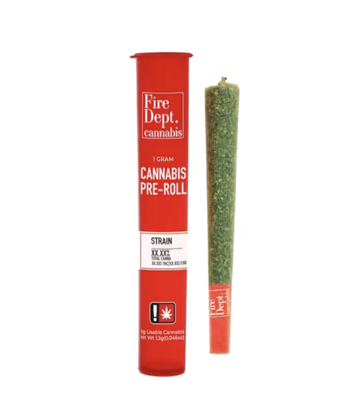 Photograph of product: Fire Dept - Black Cherry Punch - 1g Pre-Roll