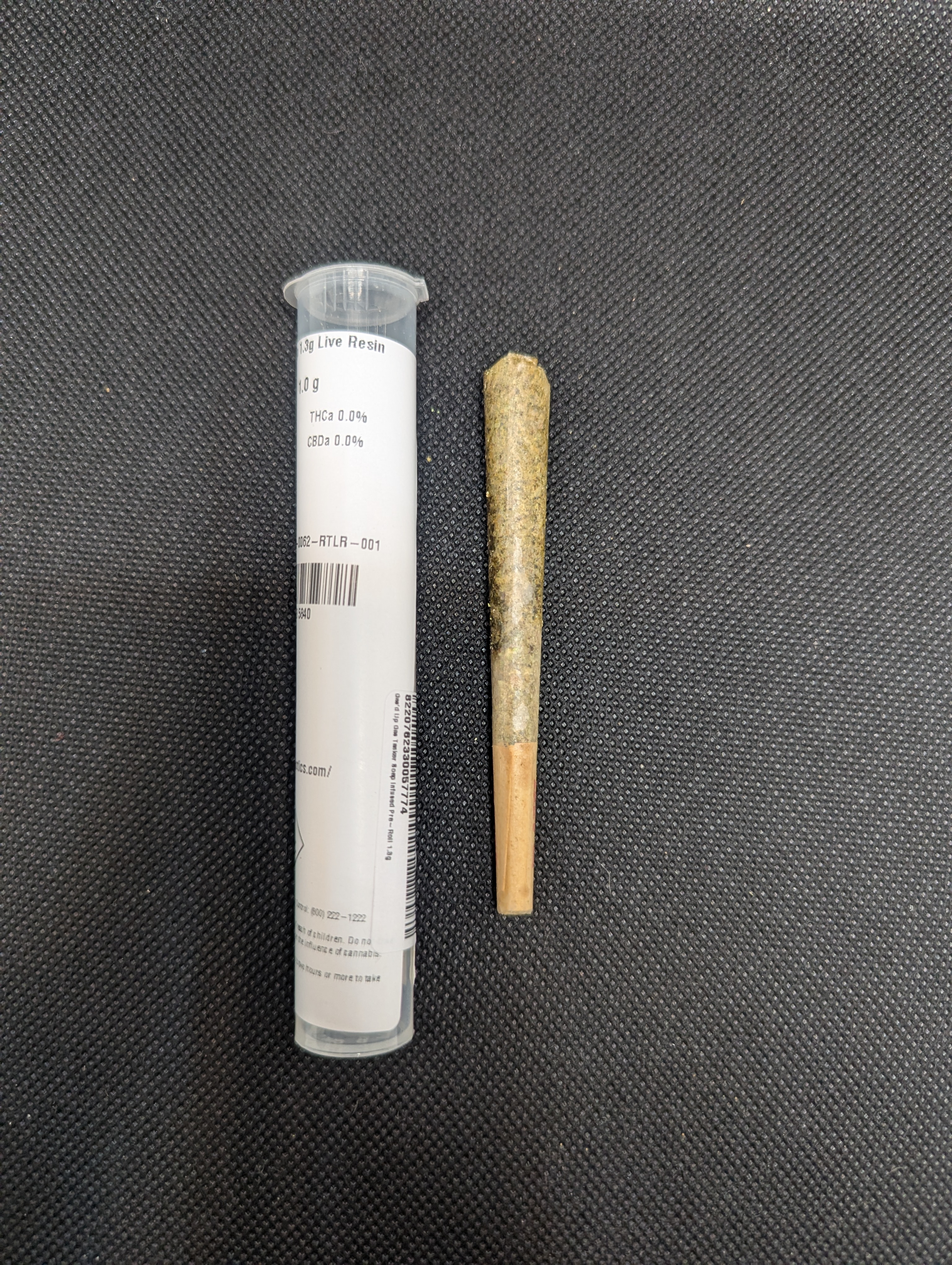 Photograph of product: Gas'd Up Gas Tanker Soap Infused Pre-Roll 1.3g
