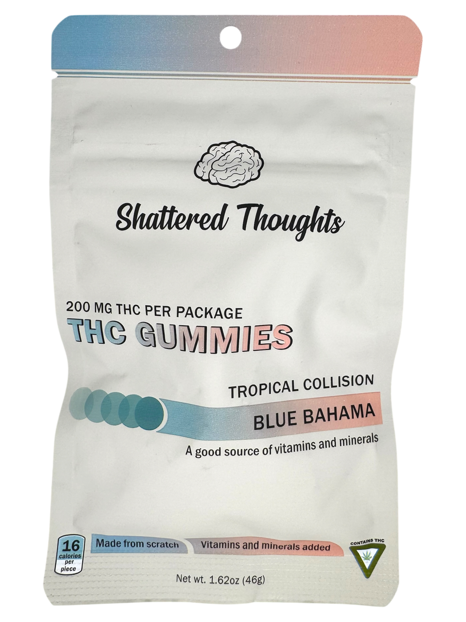 Photograph of Product: 200mg Blue Bahama Gummies